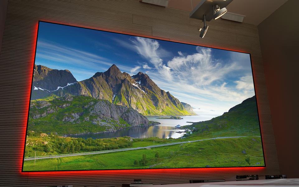 Visual TV Size Comparison : 50 inch 2:35x1 display vs 55 inch 16x9 display